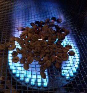 blue-fire roasted coffee