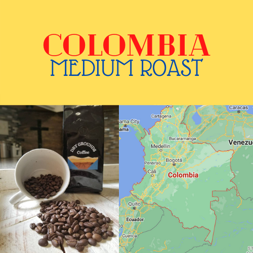 Colombia Medium Roast Dry Grounds Coffee
